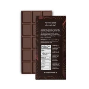 Alternative view of Mastermind – Funghi Milk Chocolate Bar (1500mg)